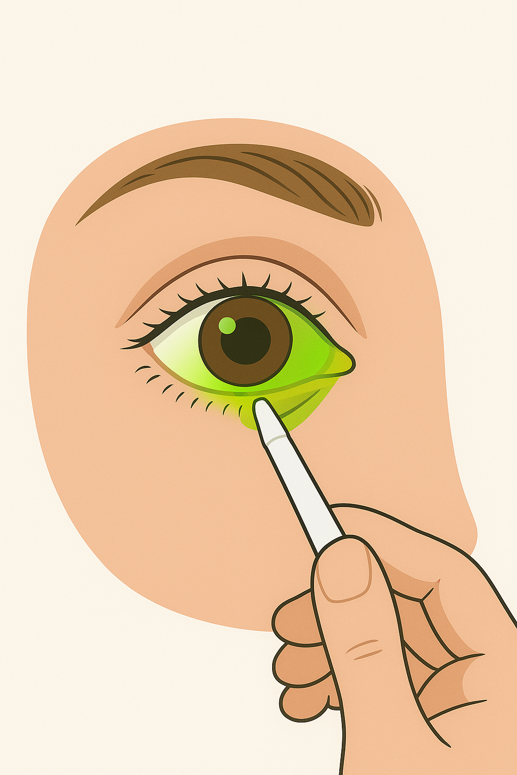 Fluorescein test