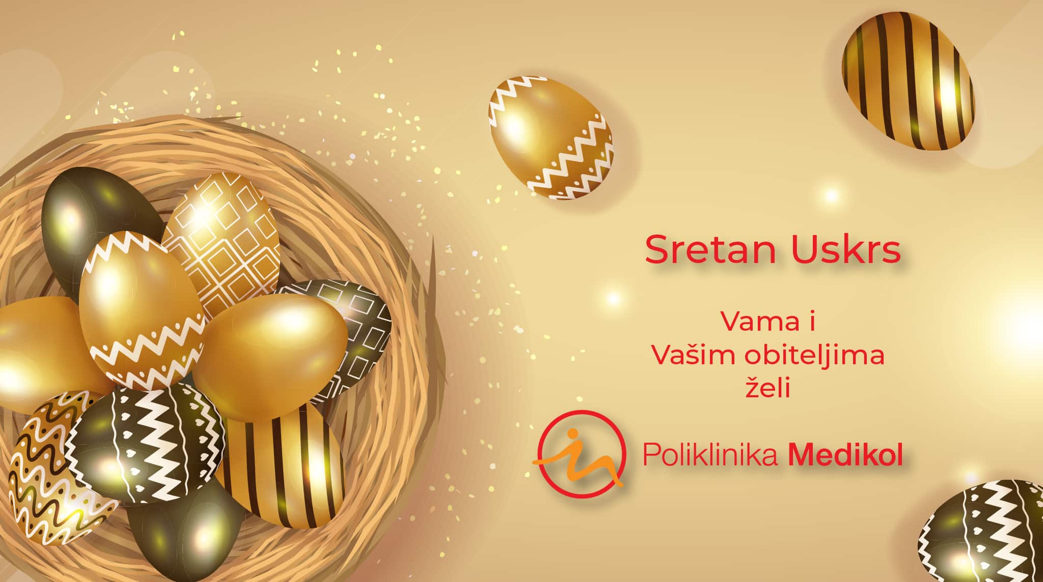 Sretan Uskrs Poliklinika Medikol